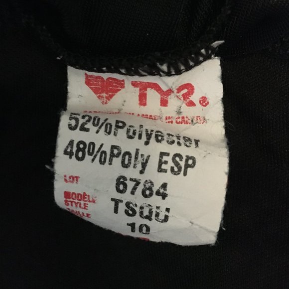 Vintage TYR Square Neck Controlfit Women's Athletic Swimsuit - Picture 12 of 14